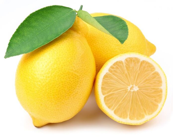 lemon ជាមួយសរសៃ varicose